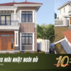 nhà 2 tầng mái nhật ngói đỏ