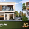 nhà hiện đại 3 tầng