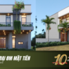 nhà hiện đại 8m mặt tiền